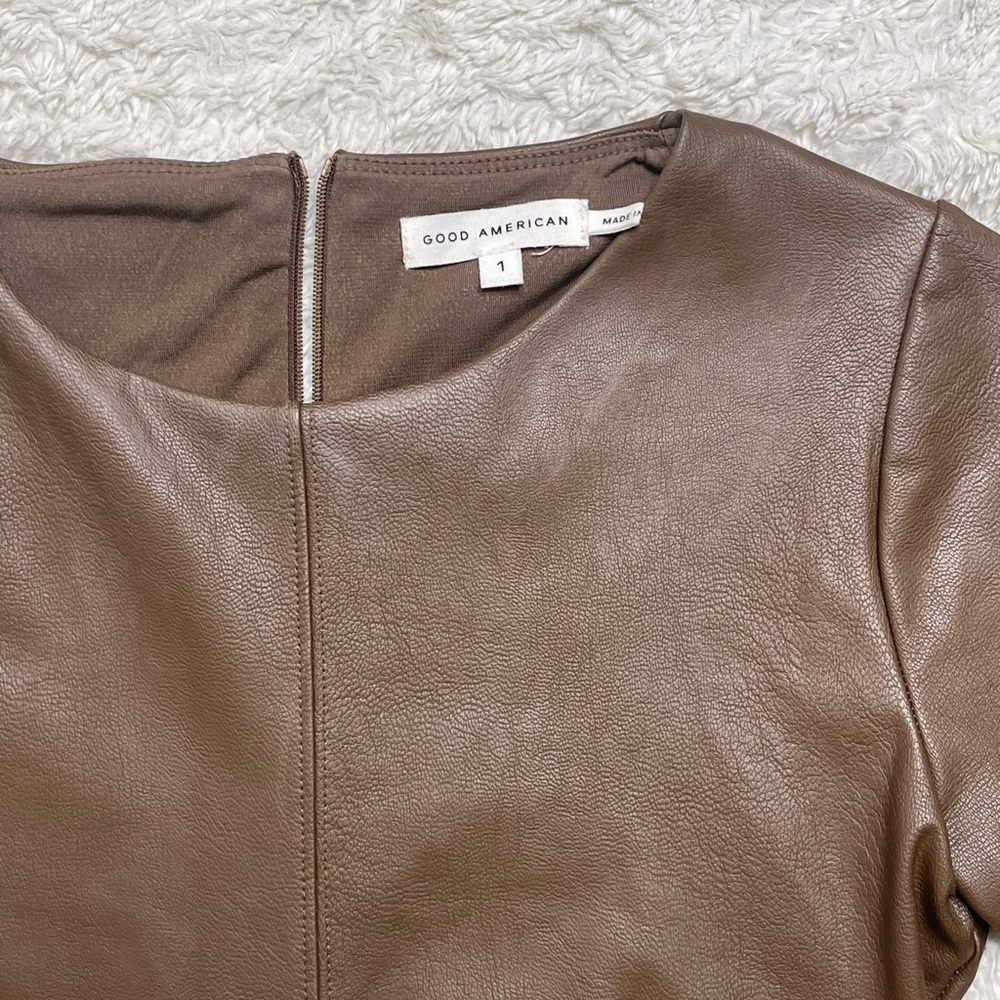 Good American Leather bodysuit